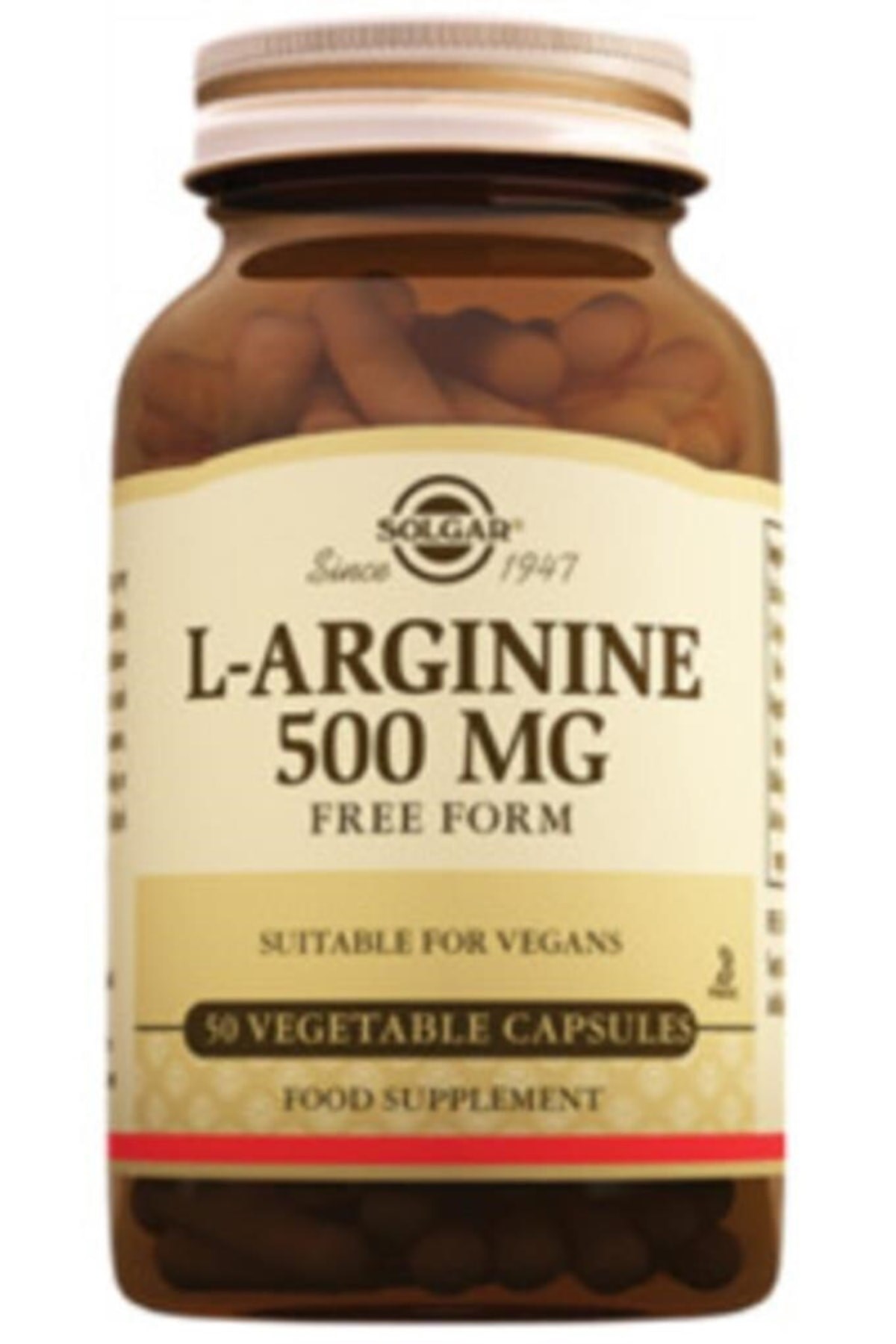 L-arginine 500 Mg 50 Kapsül