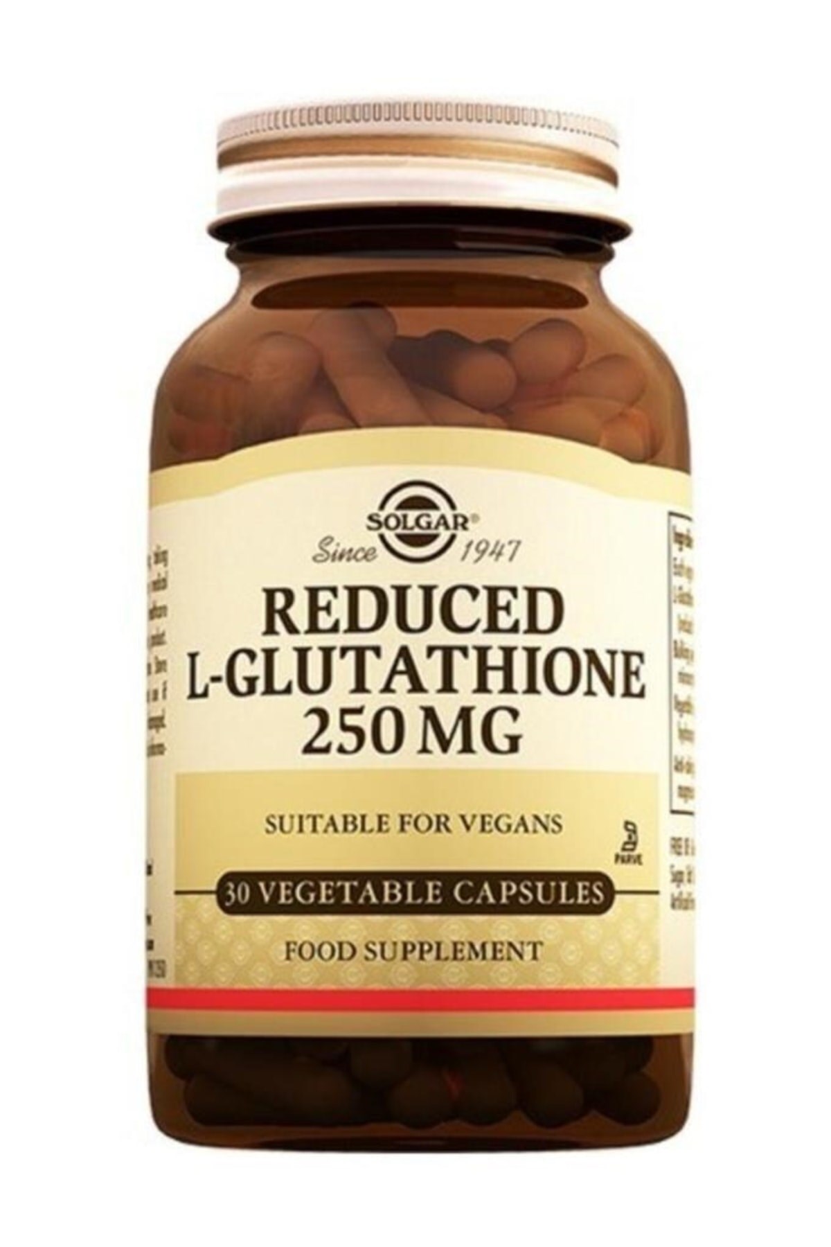 Reduced L-glutathione 250 Mg 30 Kapsül