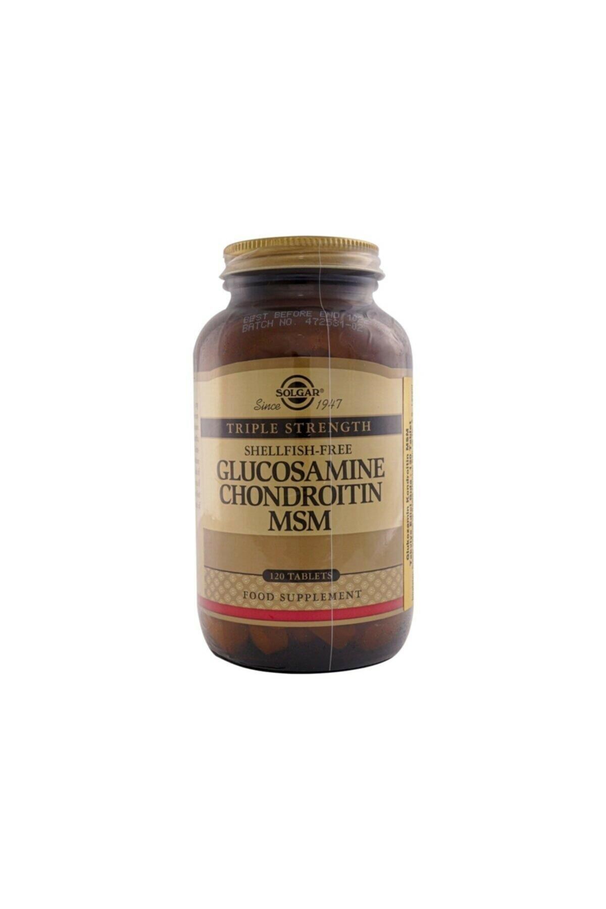 SOLGAR GLUCOSAMINE CHONDROITIN COMPLEX 120 TABLET