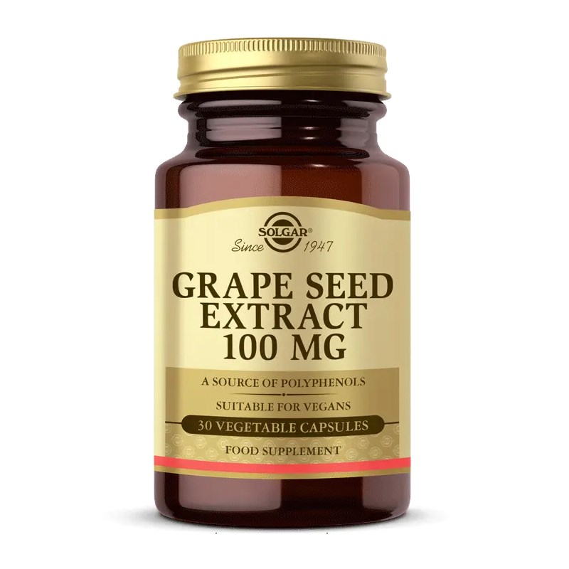 SOLGAR GRAPE SEED EXTRACT 100MG 30 KAPSÜL