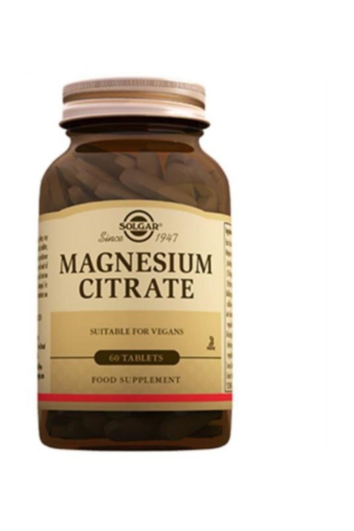 Solgar Magnesium Citrate 200 mg 60 Tablet