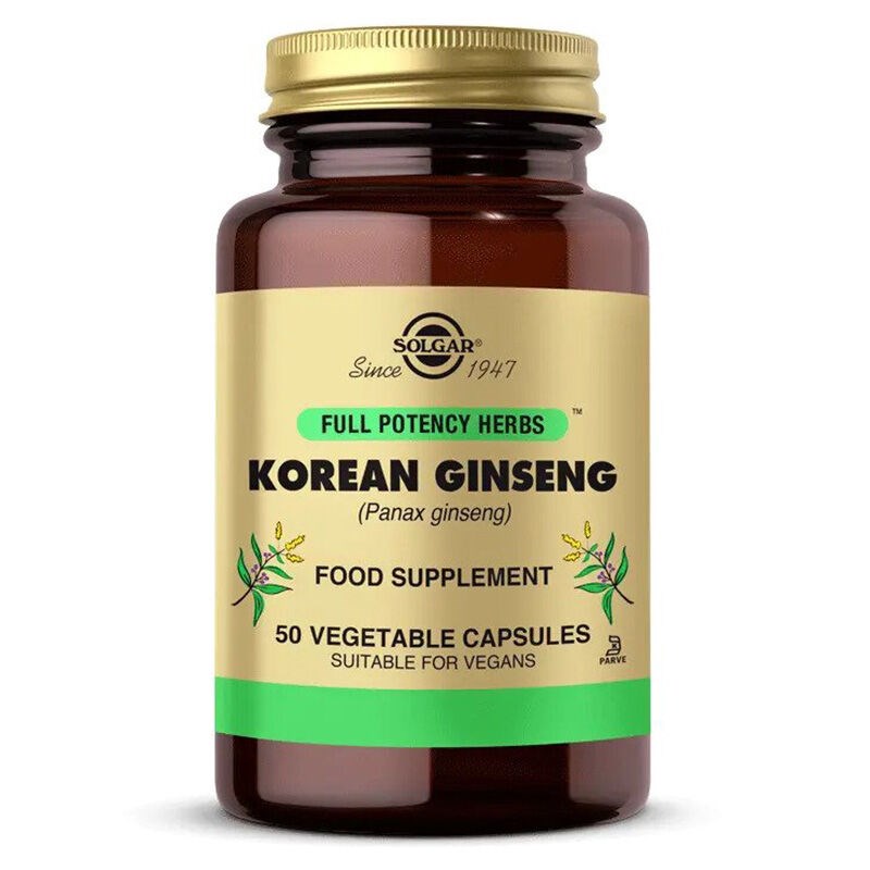 SOLGAR KOREAN GINSENG 50 KAPSÜL