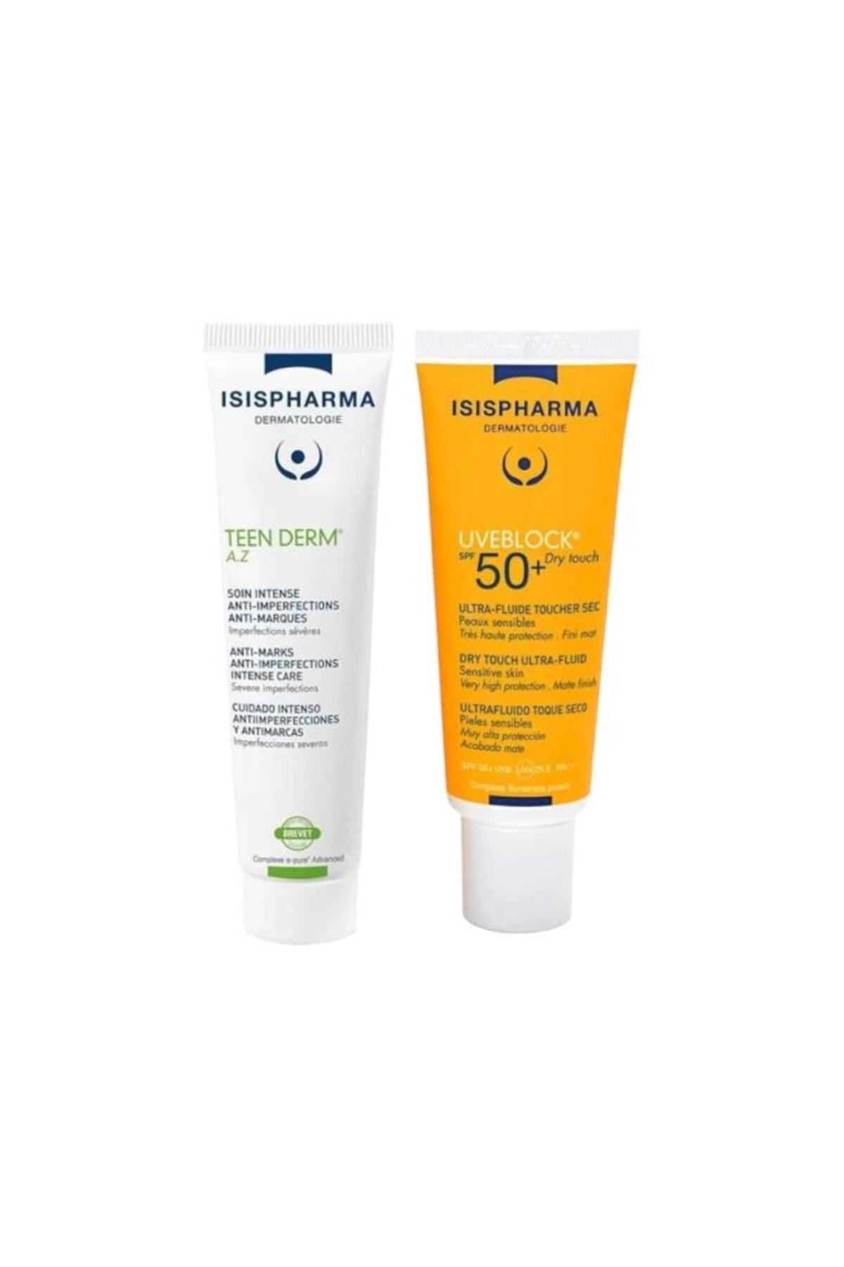Isis Pharma Teen Derm A.Z. 30 ml + Uveblock Dry Touch SPF50+ 40 ml