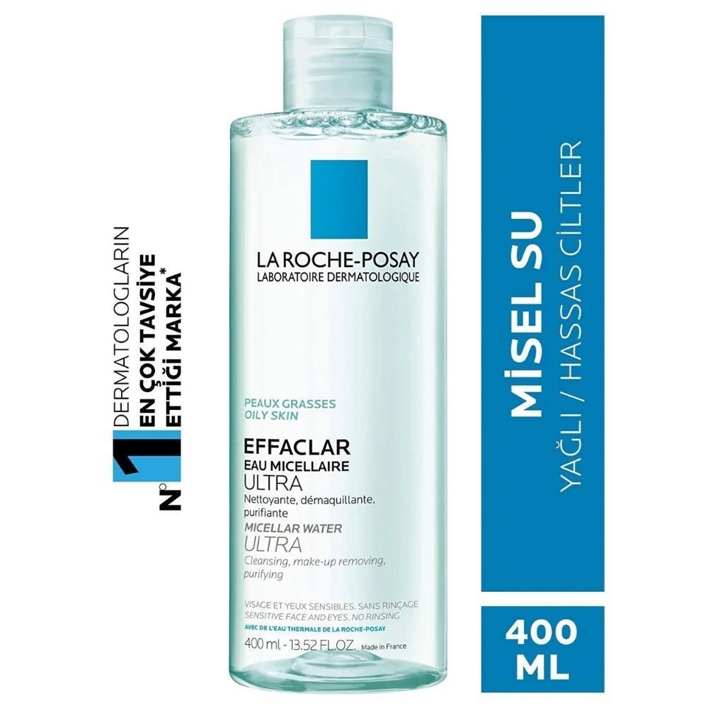 La Roche Posay La Roche Posay Effaclar Micellaire Water Ultra Yağlı Ciltler için Misel Su 400 ml