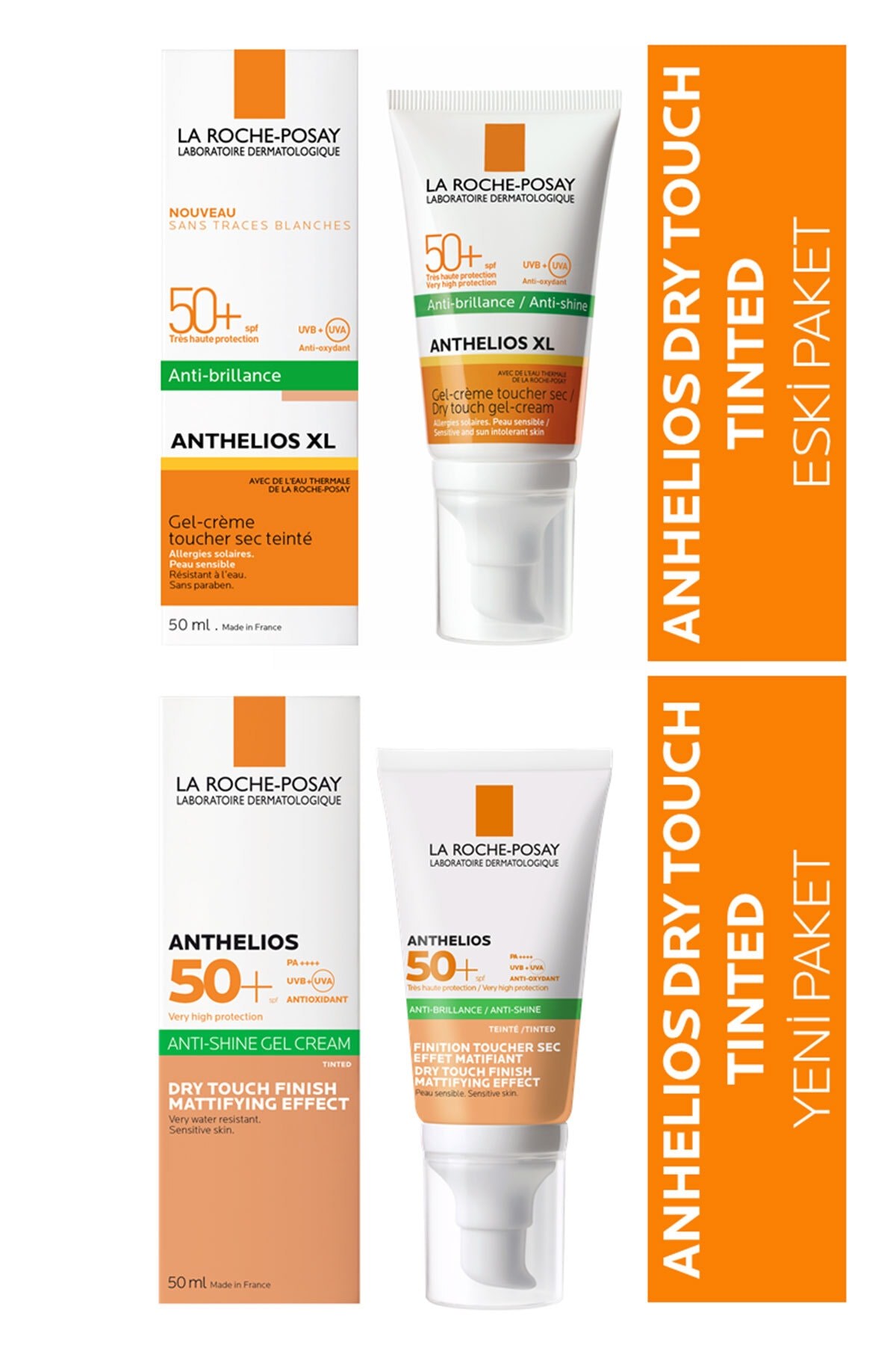 La Roche Posay La Roche Posay Anthelios XL Renkli Güneş Jel Kremi SPF50+ 50 ml