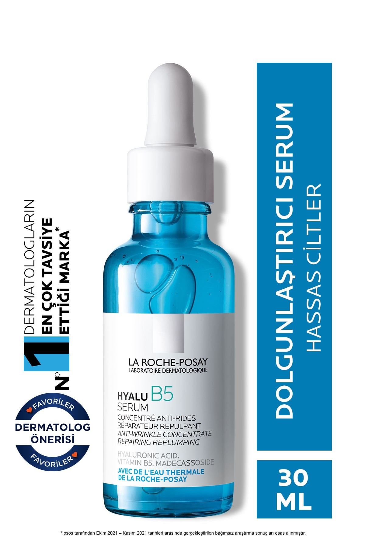 La Roche Posay Hyalu B5 Cilt Serumu Hyalüronik Asit ve Vitamin B5 ile Nemlendirme ve Dolgunlaştırma