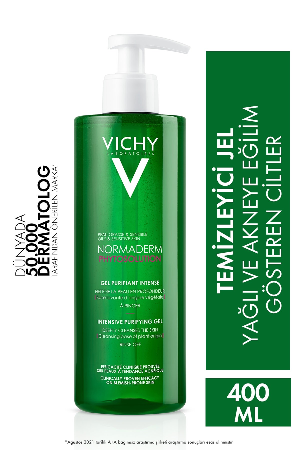 Normaderm Phytosolution Arındırıcı Yüz Temizleme Jeli, Yağlı ve Karma Ciltler 400 ml 3337875663083