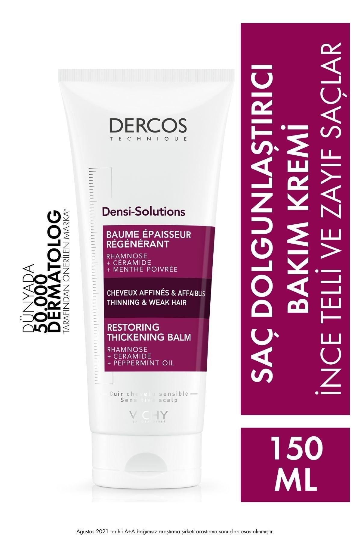 Vichy Dercos Densi-Solutions Saç Dolgunlaştırıcı Krem 150 ml 3337875677967