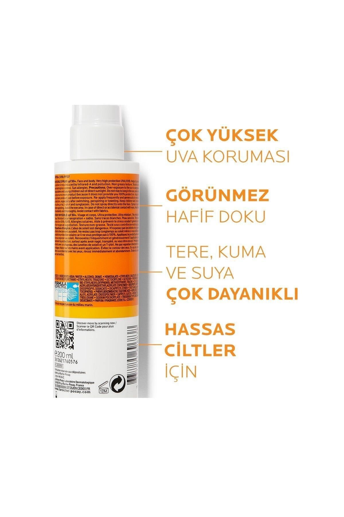 Anthelios Invisible Spray Spf 50+ 200 Ml