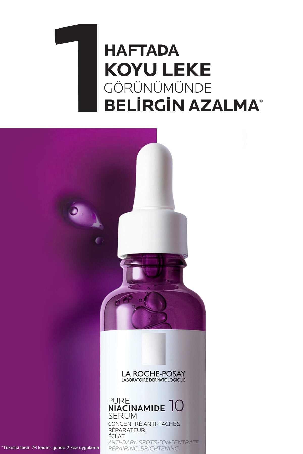 Saf Niacinamide 10 Koyu Leke Karşıtı Serum 30 ml