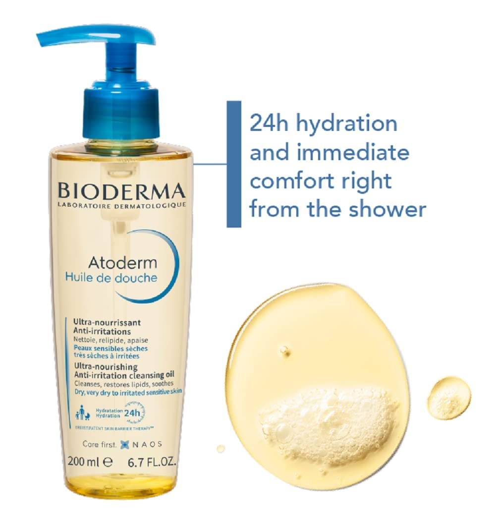 Bioderma Atoderm Kuru Hassas ve Atopi Eğilimli Ciltler İçin Durulanabilir Duş Yağı (200 ml)