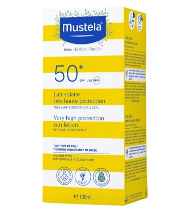 Mustela SPF50+ Güneş Losyonu 100 ml