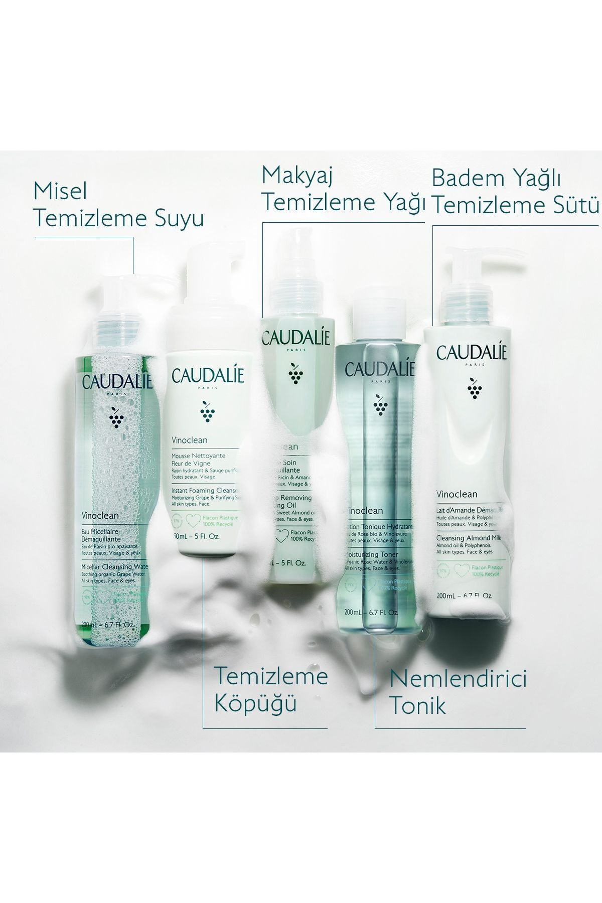 Caudalie Vinoclean Instant Foaming Cleanser 50 ml