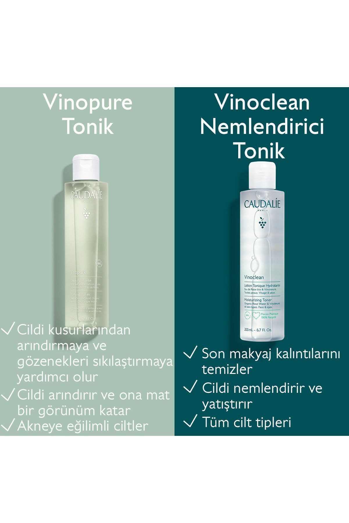 Caudalie Vinoclean Moisturizing Toner 100 ml