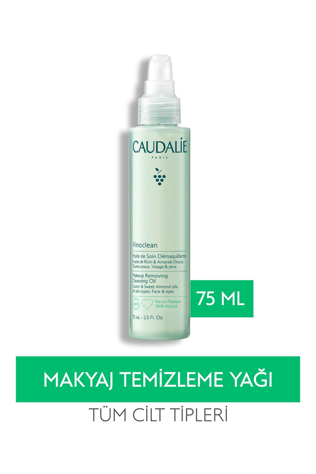Caudalie Vinoclean Make Up Removing Cleansing Oil 75 ml