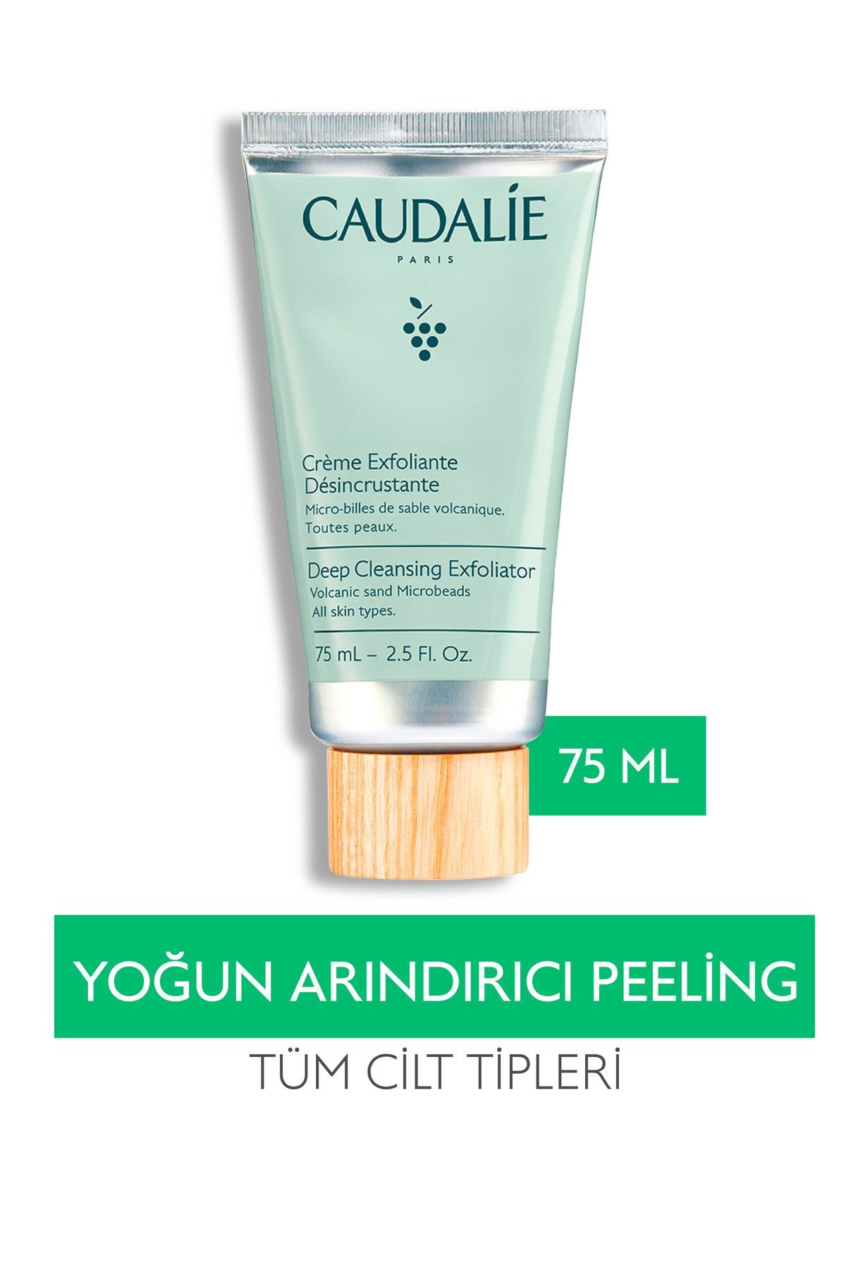 Caudalie Deep Cleansing Exfoliator Yoğun Arındırıcı Peeling 75 ml