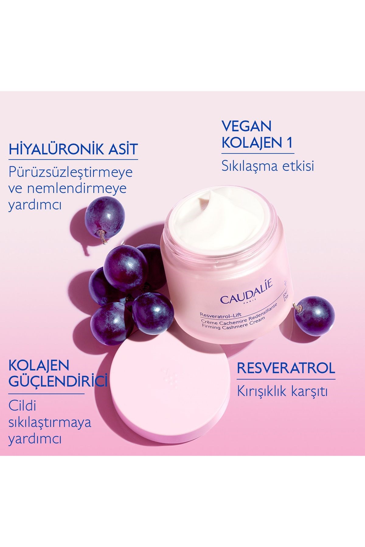 Caudalie Resveratrol Lift Firming Cashmere Cream 50 ml