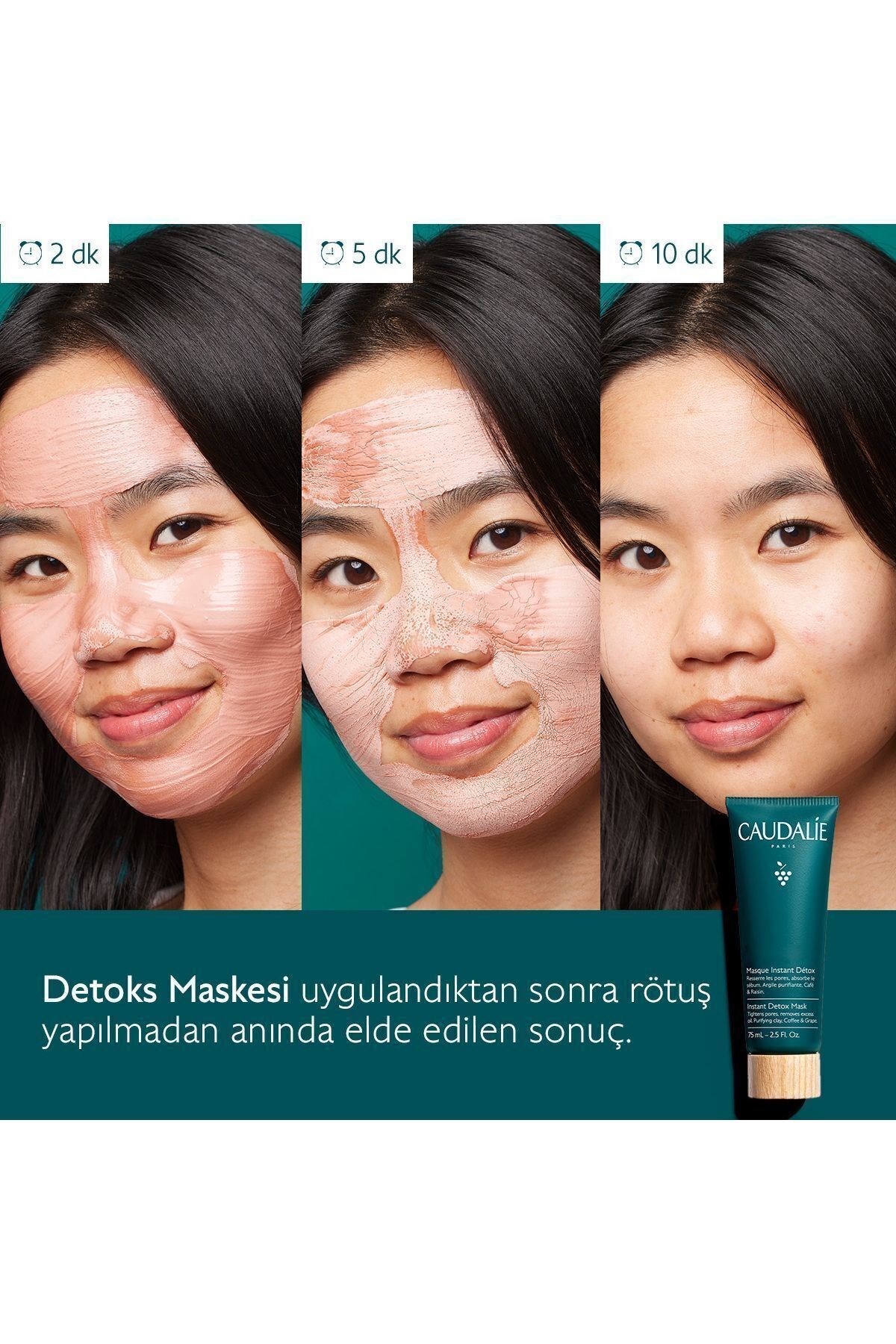 Caudalie Vinergetic C+ Instant Detox Maske 75 ml