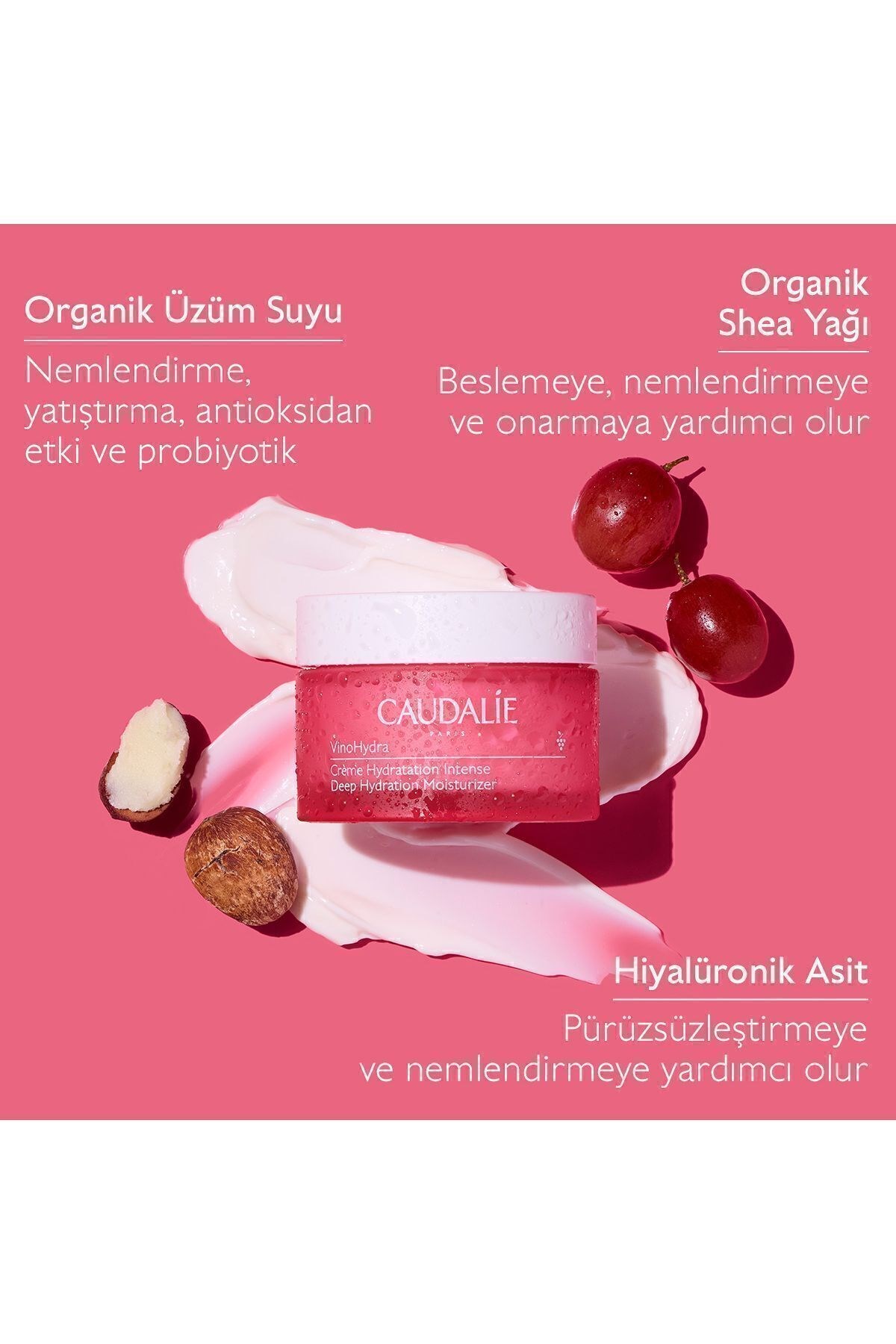 Caudalie Vinohydra Creme Hydration Intense 50 ml