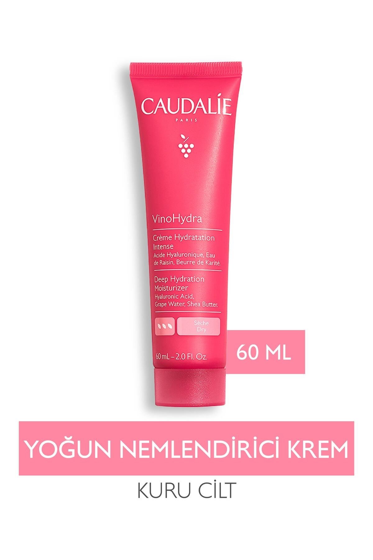 Caudalie Vinohydra Crème Hydratation Intense 60 ml