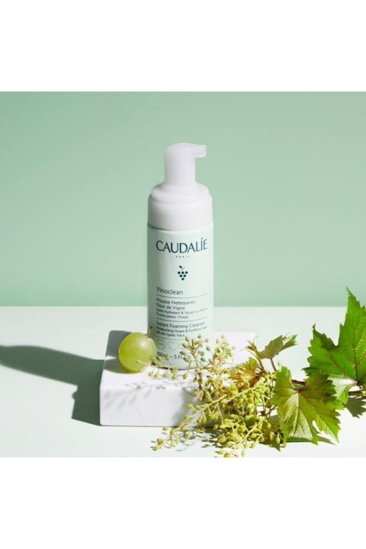 Caudalie Instant Foaming Cleanser 2 x 150 ml - Tüm Cilt Tipleri Için Temizleme Köpüğü - İkincisi %50