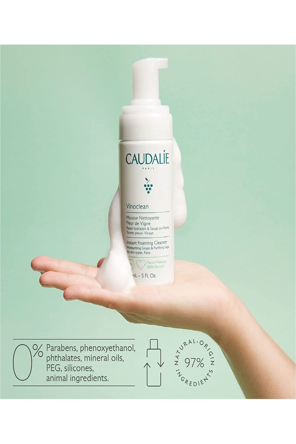 Caudalie Vinoclean Instant Foaming Cleanser 150 ml