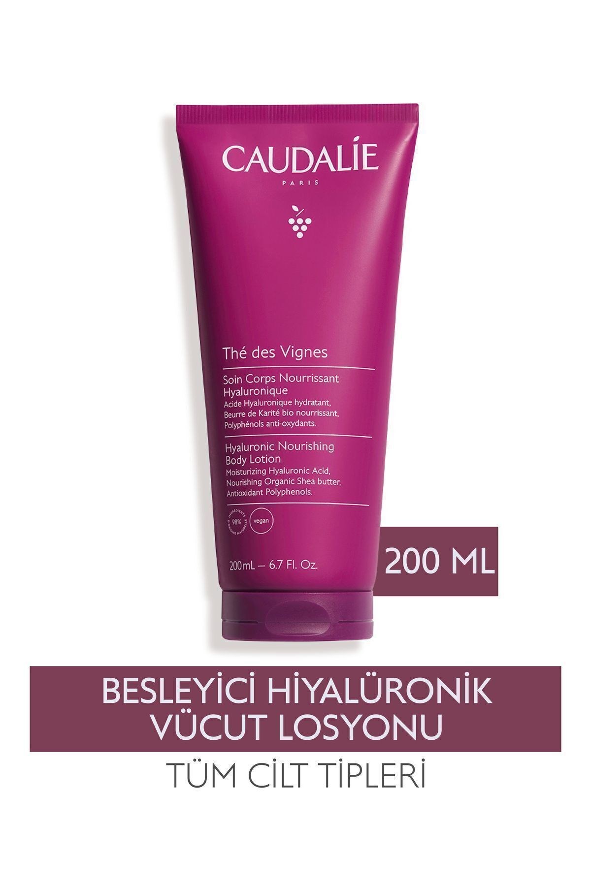 Caudalie The Des Vignes Hyaluronic Body Lotion Vücut Losyonu 200 ml