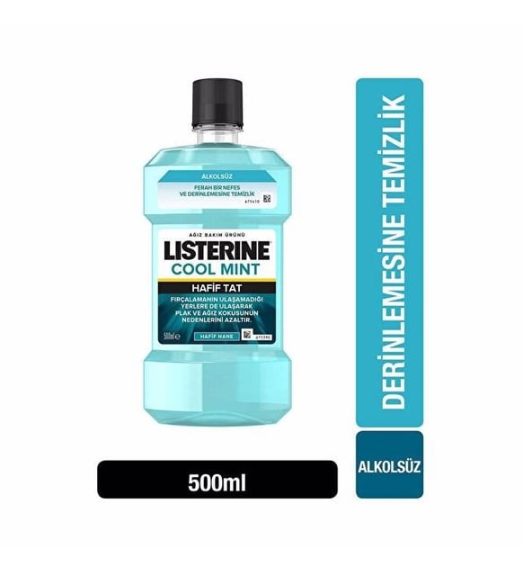 Listerine Cool Mint Hafif Tat 500 ml