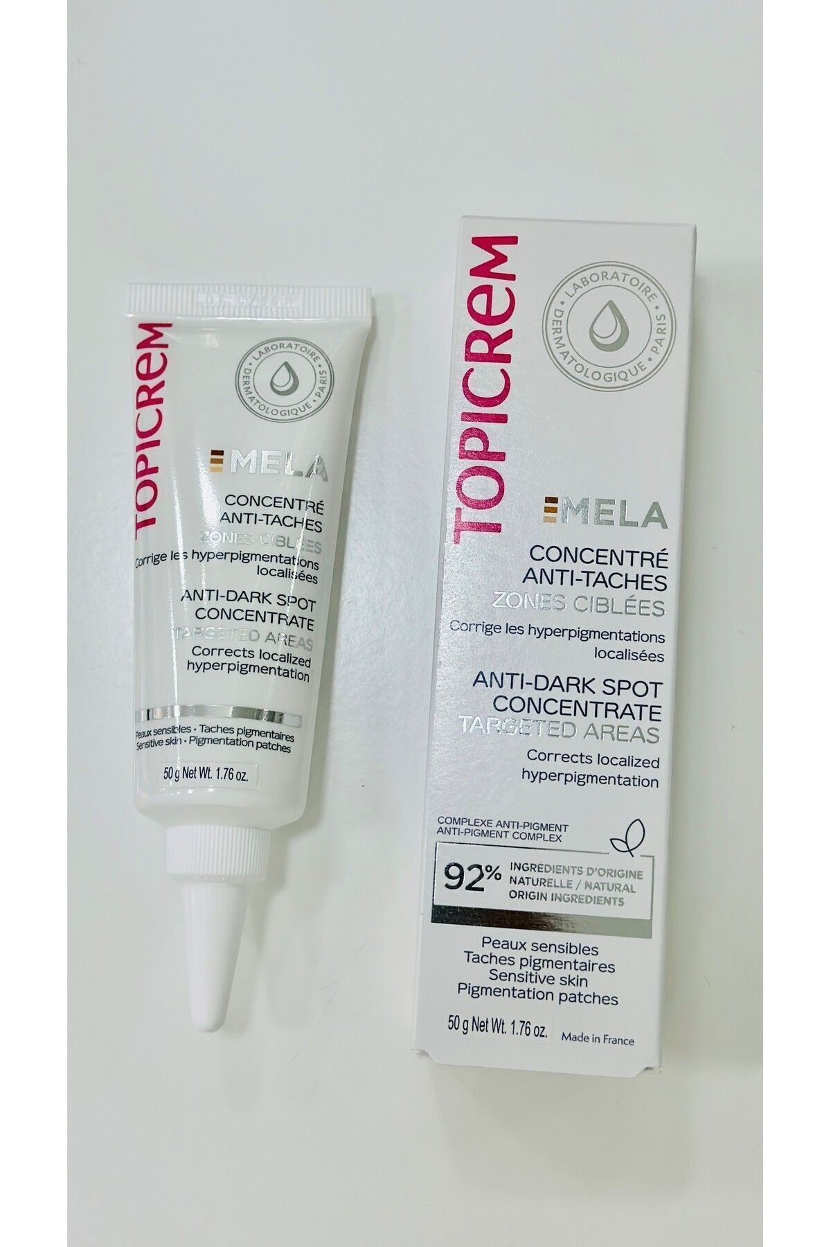 Topicrem Mela Anti Dark Spot Targeted Areas Concantrate 50 ml