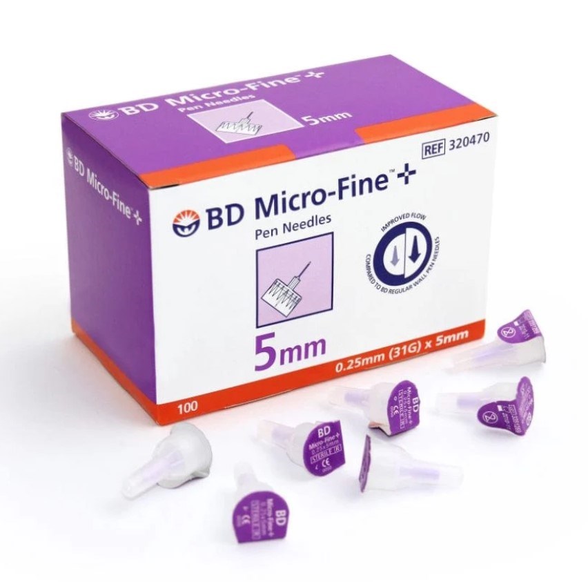 BD Micro-Fine Plus Kalem İğnesi 0,25 mm (31G) x 5 mm