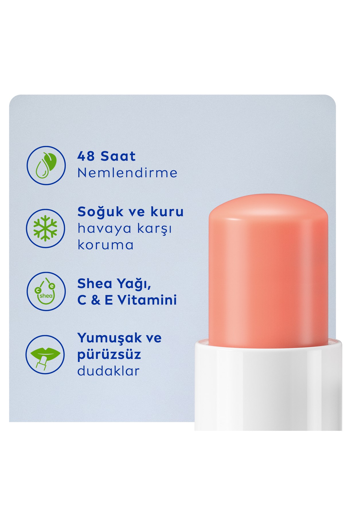 Nivea Lip Fruity Shine Şeftali 4,8 gr