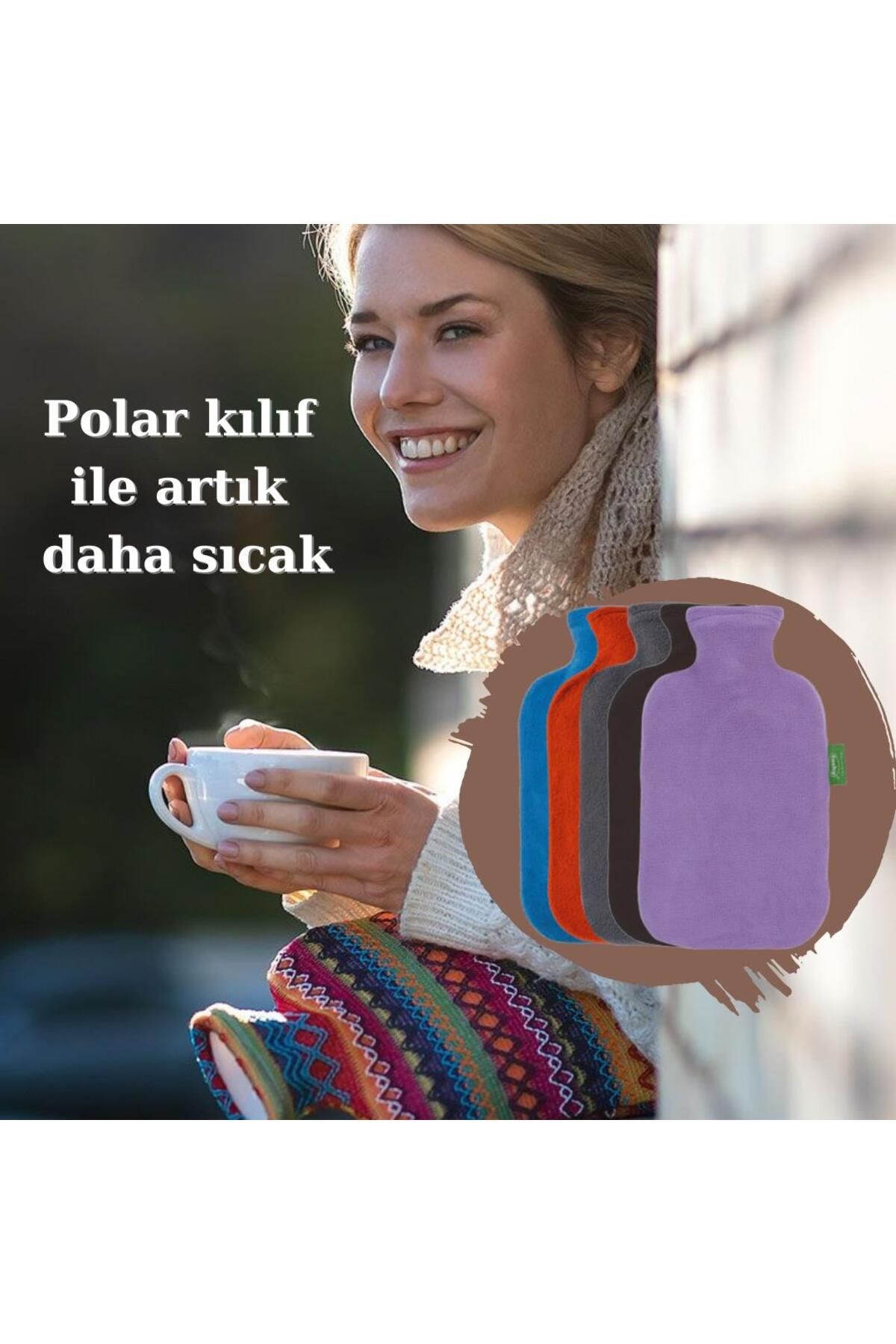 Fashy Termofor Kılıflı - Kahverengi