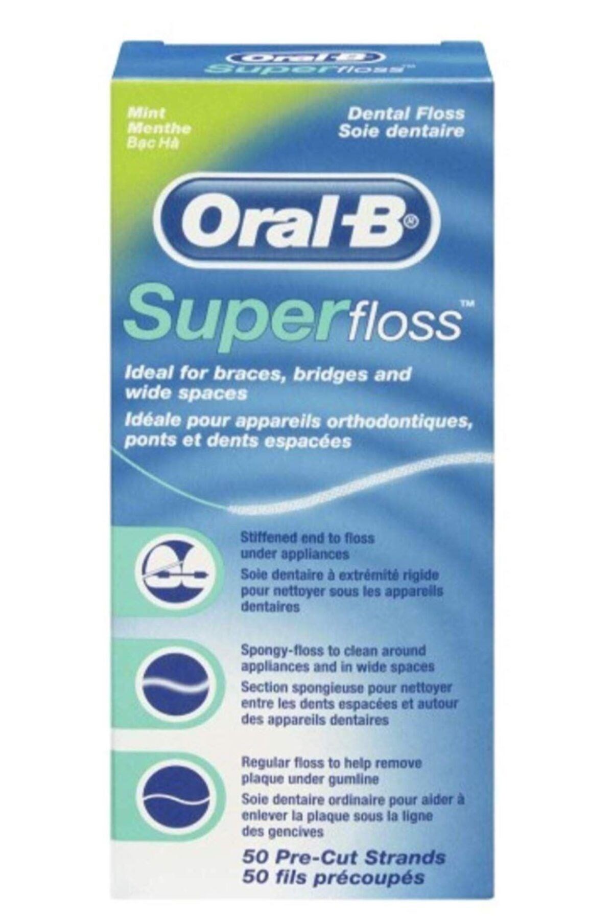 Oral-B Diş İpi Super Floss 50’li