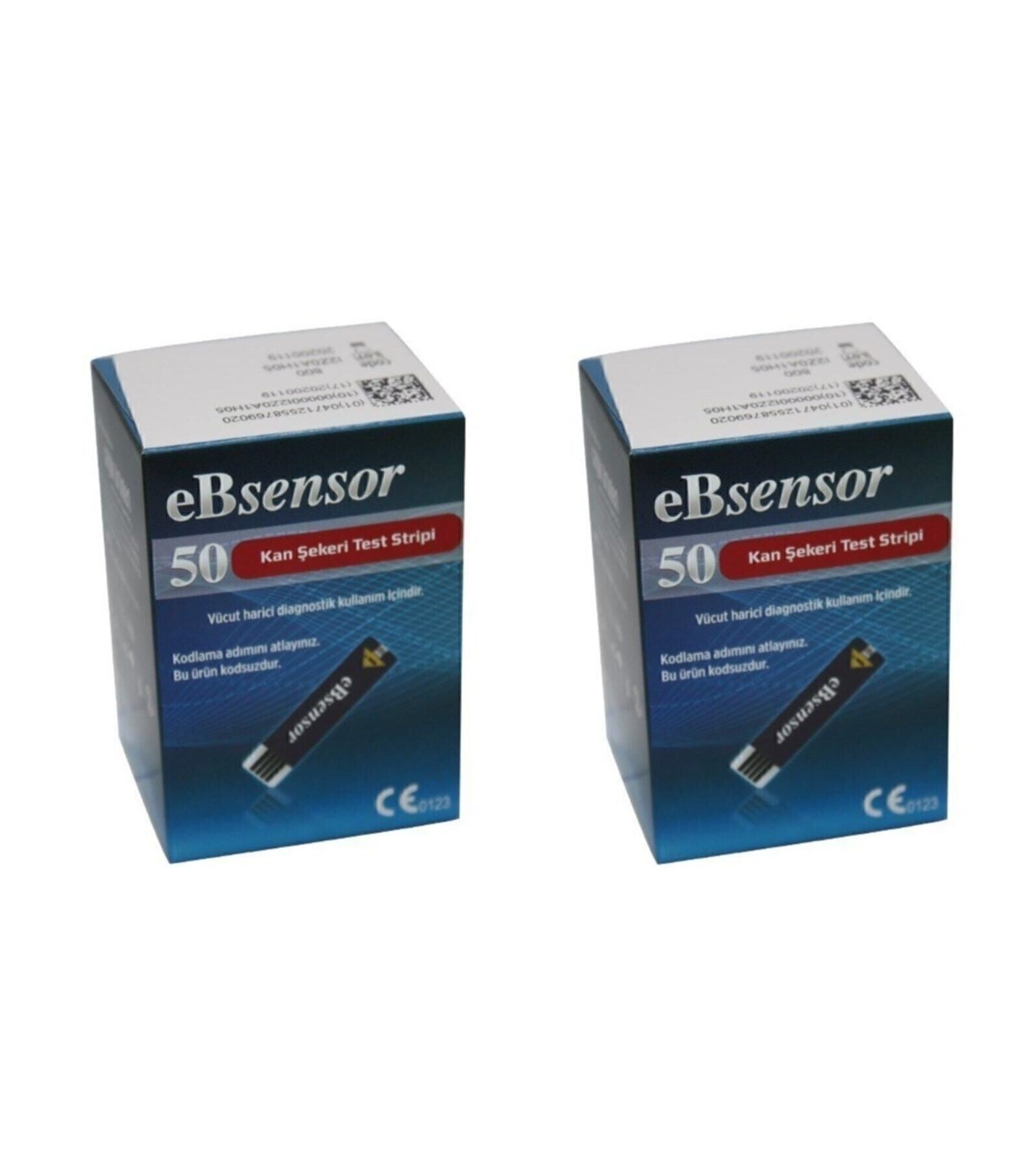 Ebsensor Kan Şekeri Test Stripi 50li