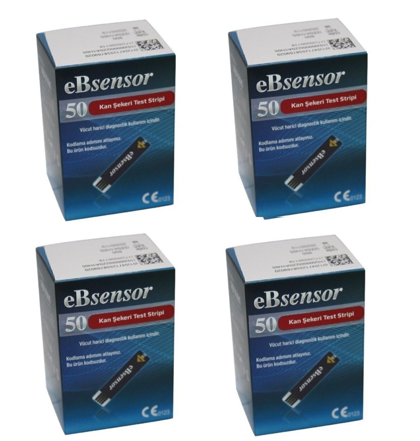 Ebsensor Kan Şekeri Test Stripi 50li