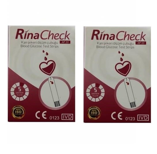 Rina Check Şeker Ölçüm Stripi 50’lü