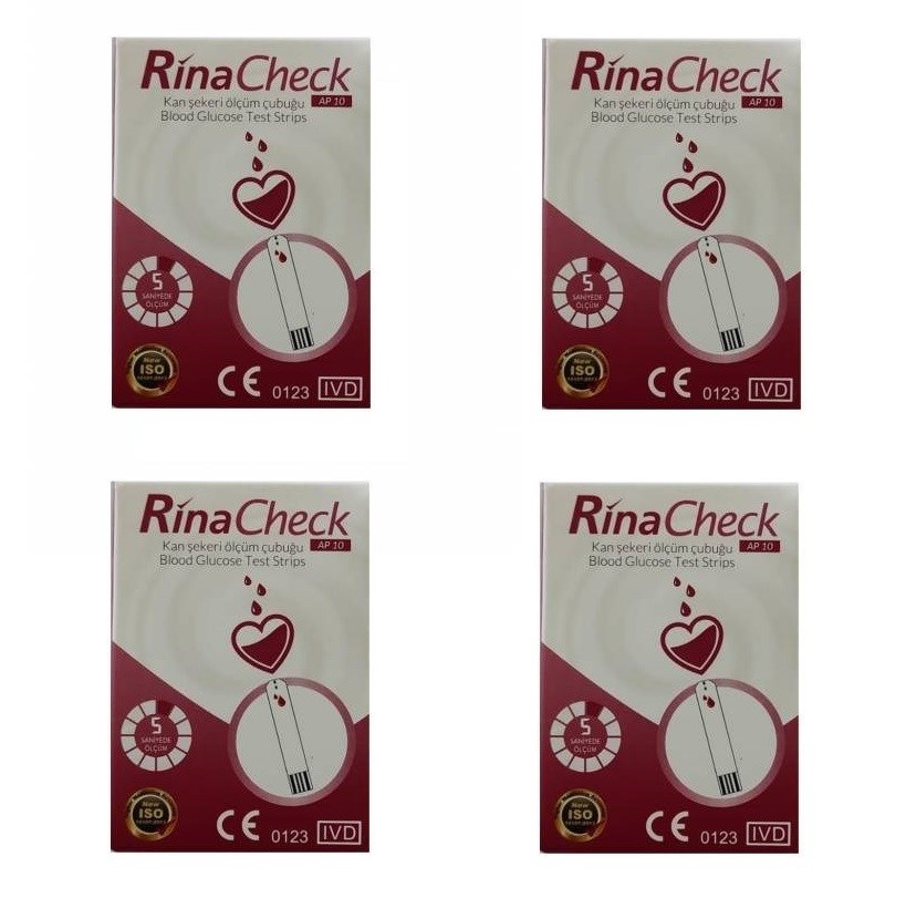 Rina Check Şeker Ölçüm Stripi 50’lü