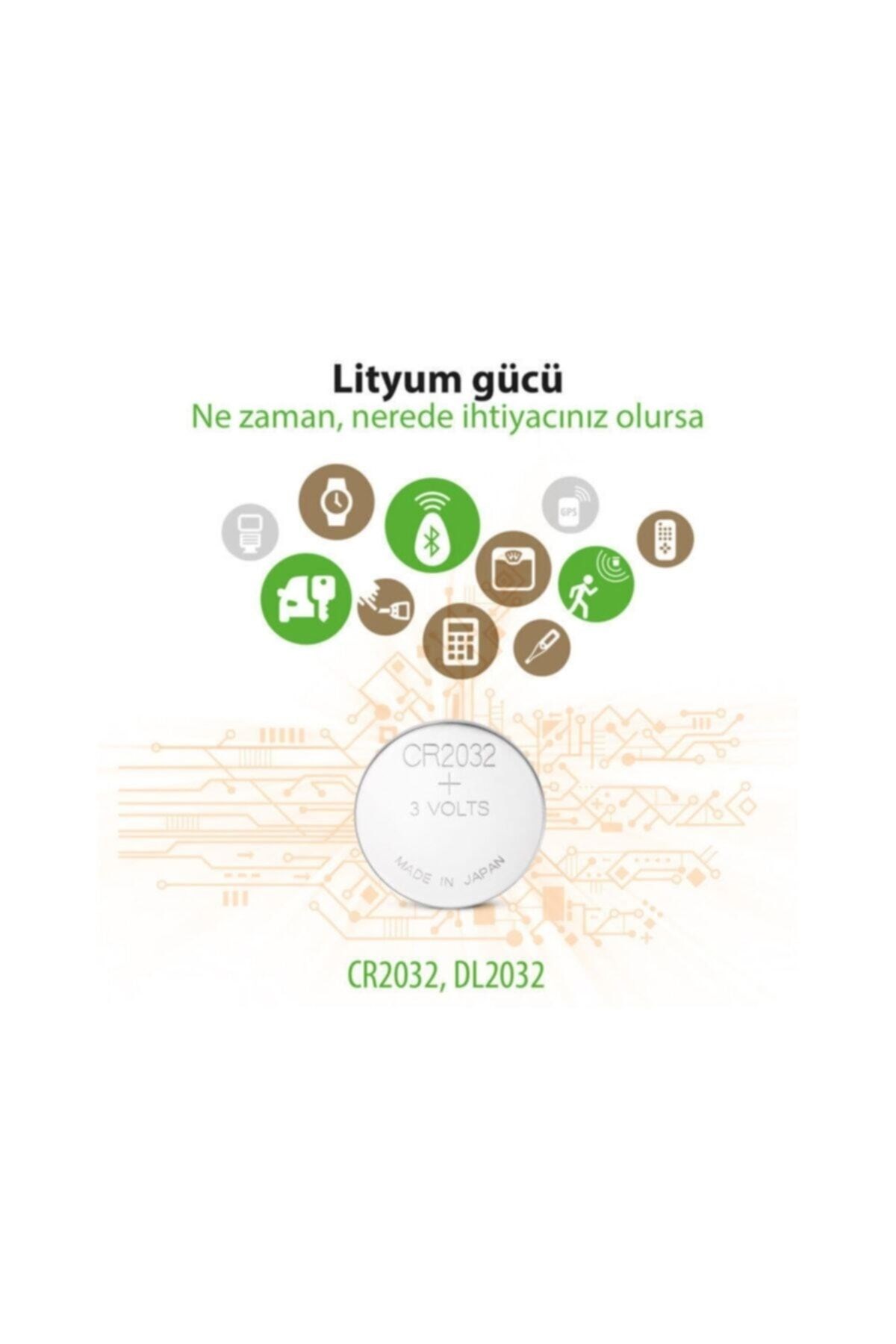 GP Lithium Şeker Ölçüm Cihazı Pili CR2032 5’li
