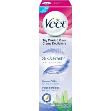 Veet Silky Fresh Hassas Ciltler İçin Tüy Dökücü Krem 100 ml