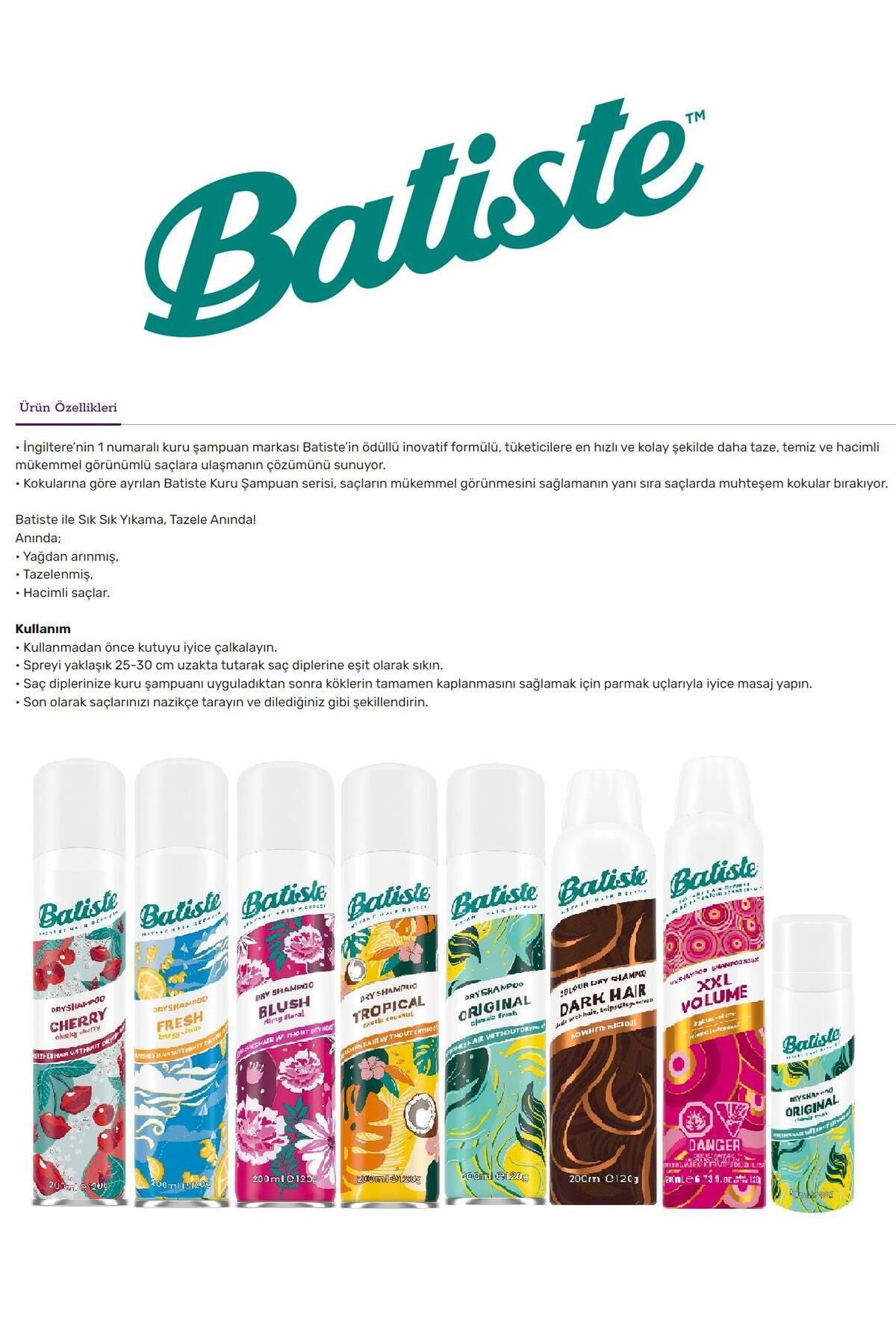 Batiste Dry Shampoo Kuru Şampuan Cherry 200 ml