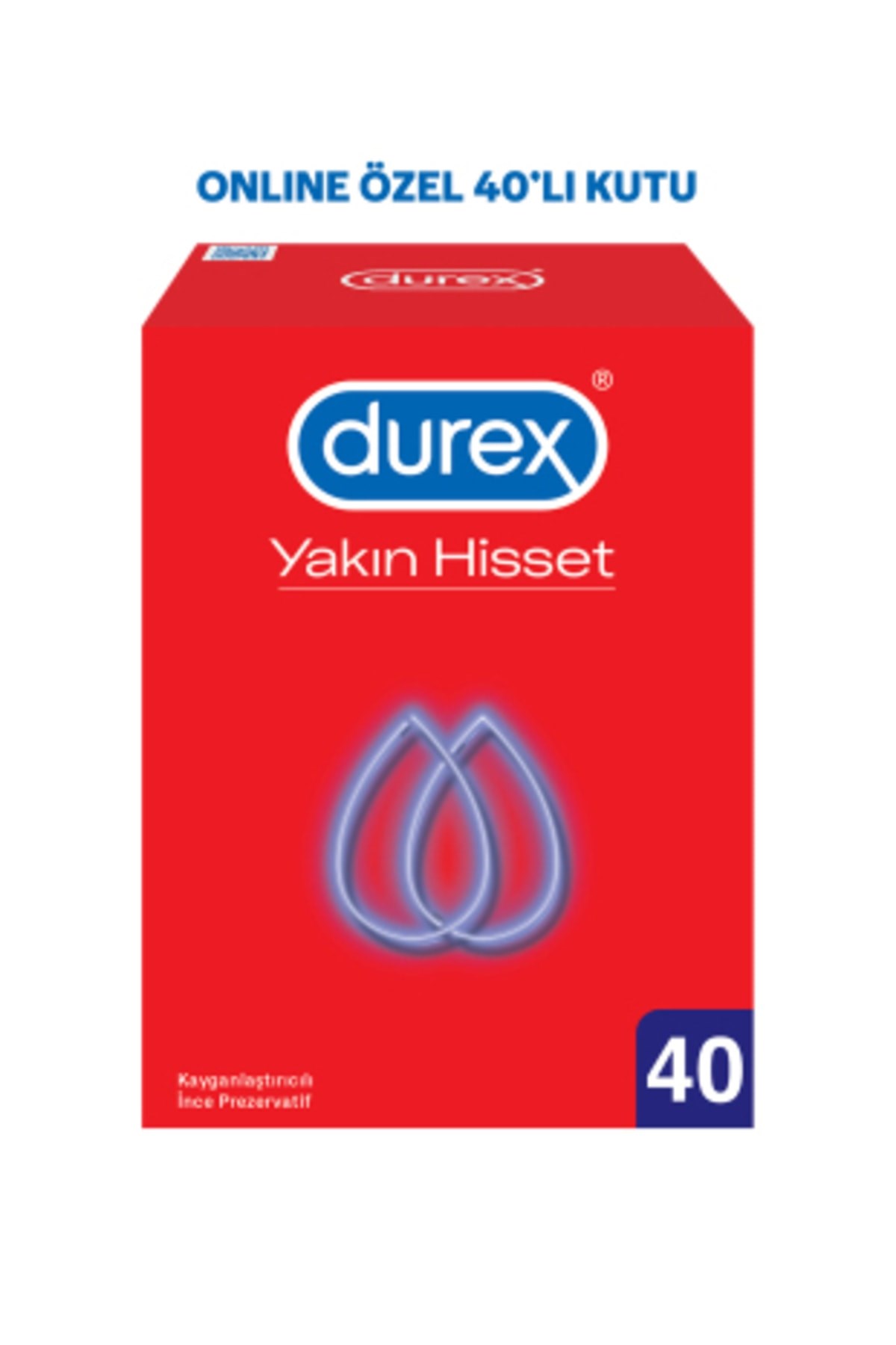DUREX Yakın Hisset Prezervatif, 40’lı Ekonomik Avantaj Paket