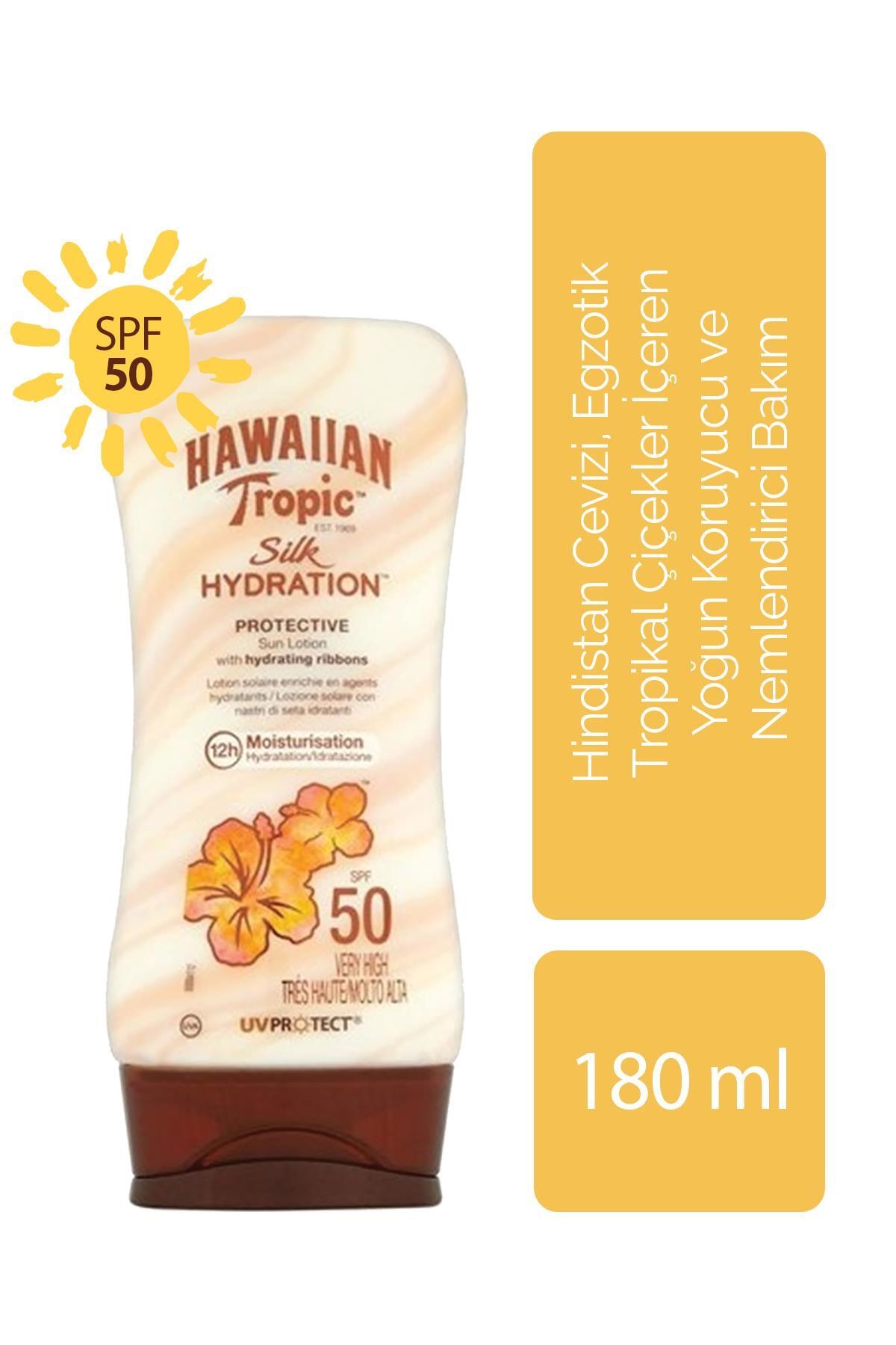 Hindistan Cevizi, Egzotik Tropikal Çiçekler İçeren Koruyucu Ve Nemlendirici Vücut Losyonu Spf 50