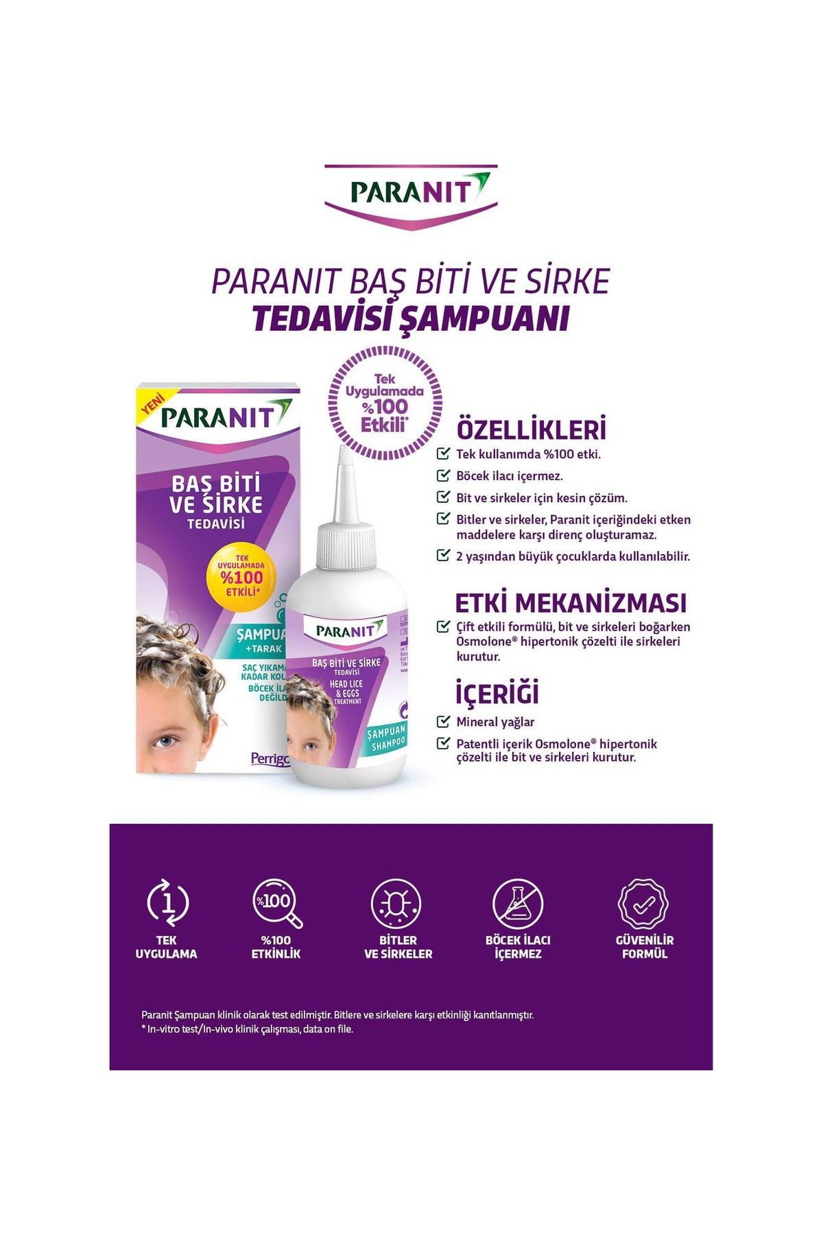 Paranit Bit Şampuanı 100 ml