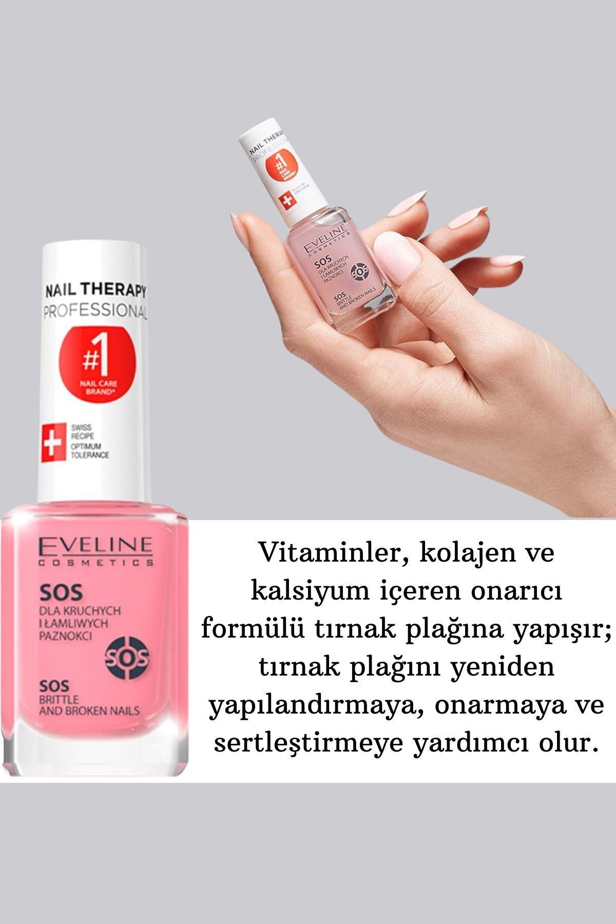 Eveline Sos Tırnak Güçlendirici 12 ml