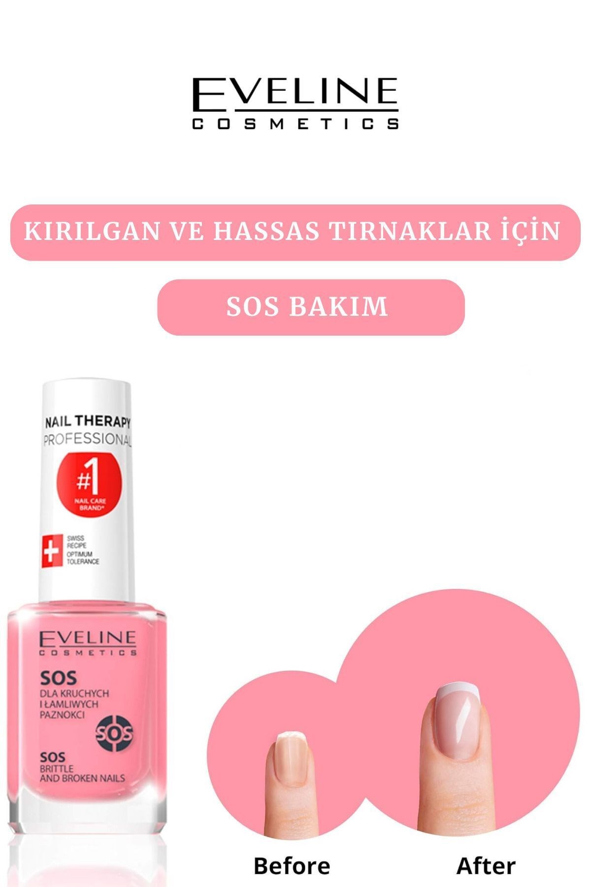 Eveline Sos Tırnak Güçlendirici 12 ml