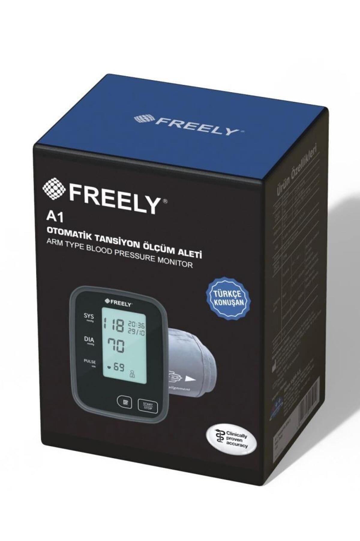 Freely A1 Tansiyon Aleti Türkçe Konuşan 2 Kullanıcılı Hafızalı