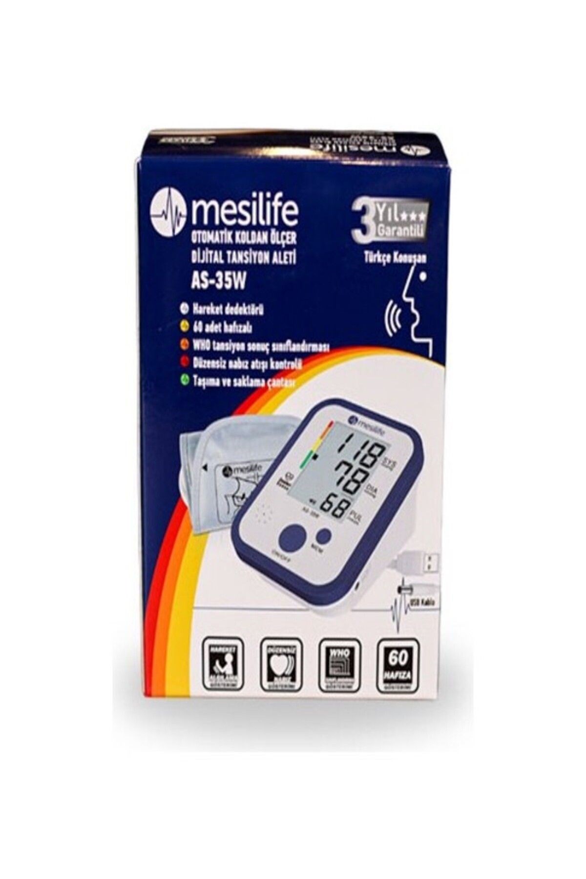 Mesilife AS-35W Koldan Ölçer Konuşan Tansiyon Aleti