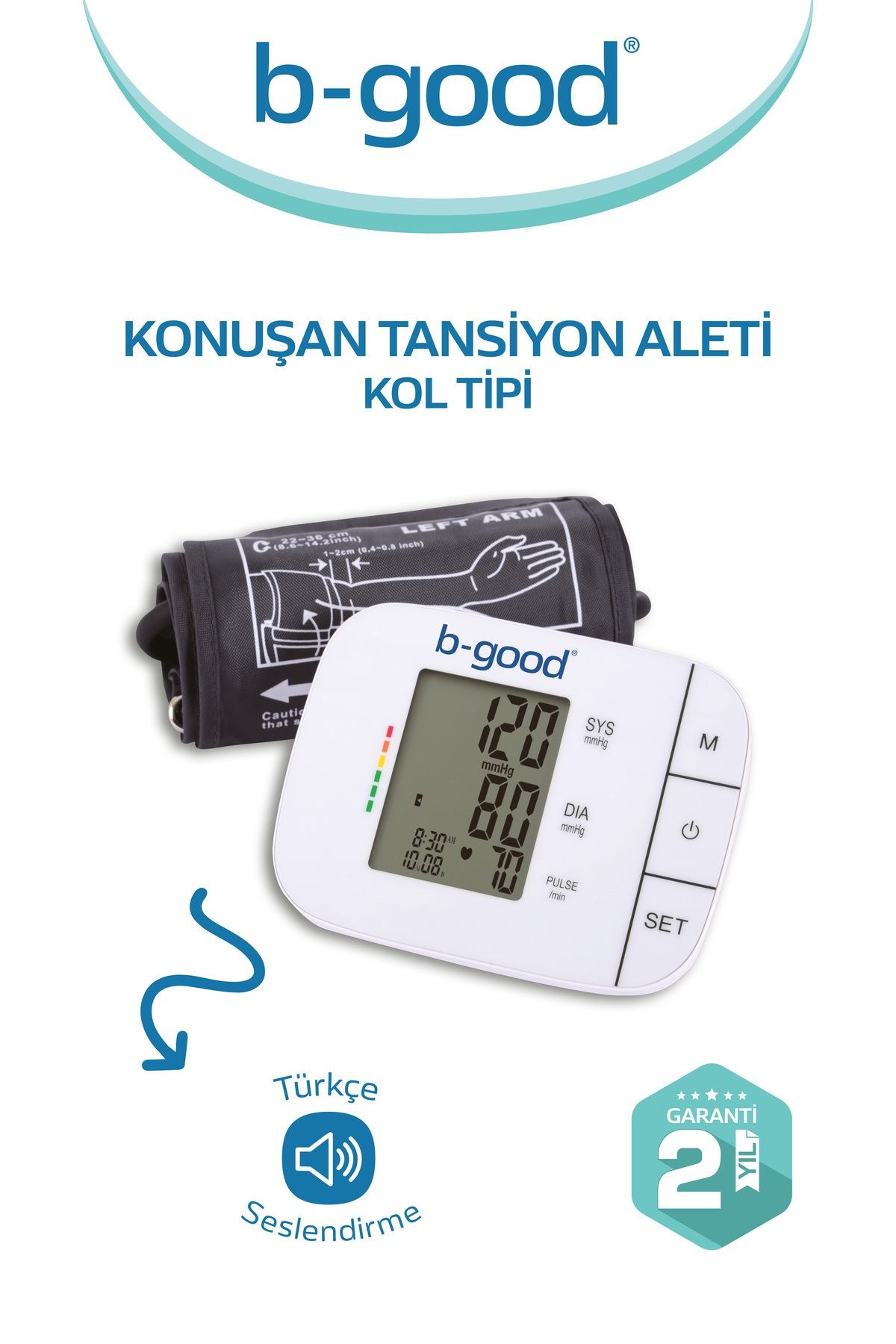 B-Good Konuşan Kol Tipi Tansiyon Aleti