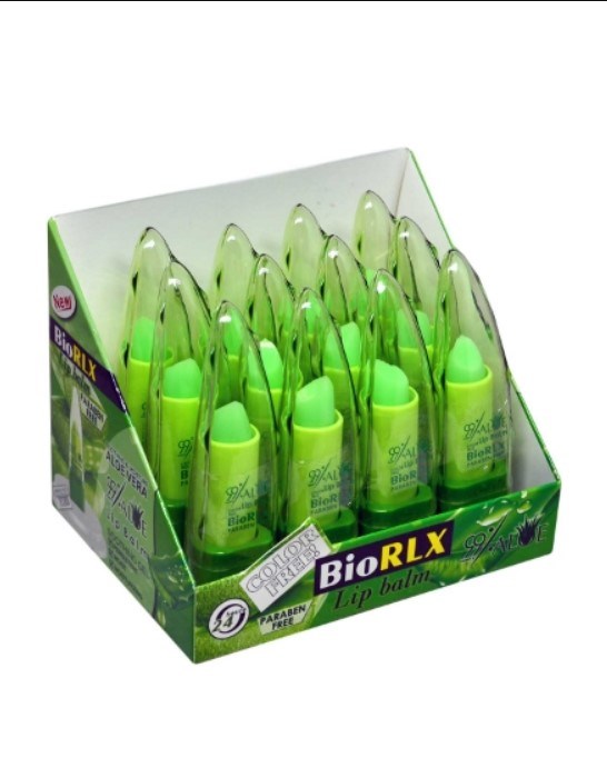 BioRLX %99 Aloe Vera Lip Balm Red - 12’li Stant