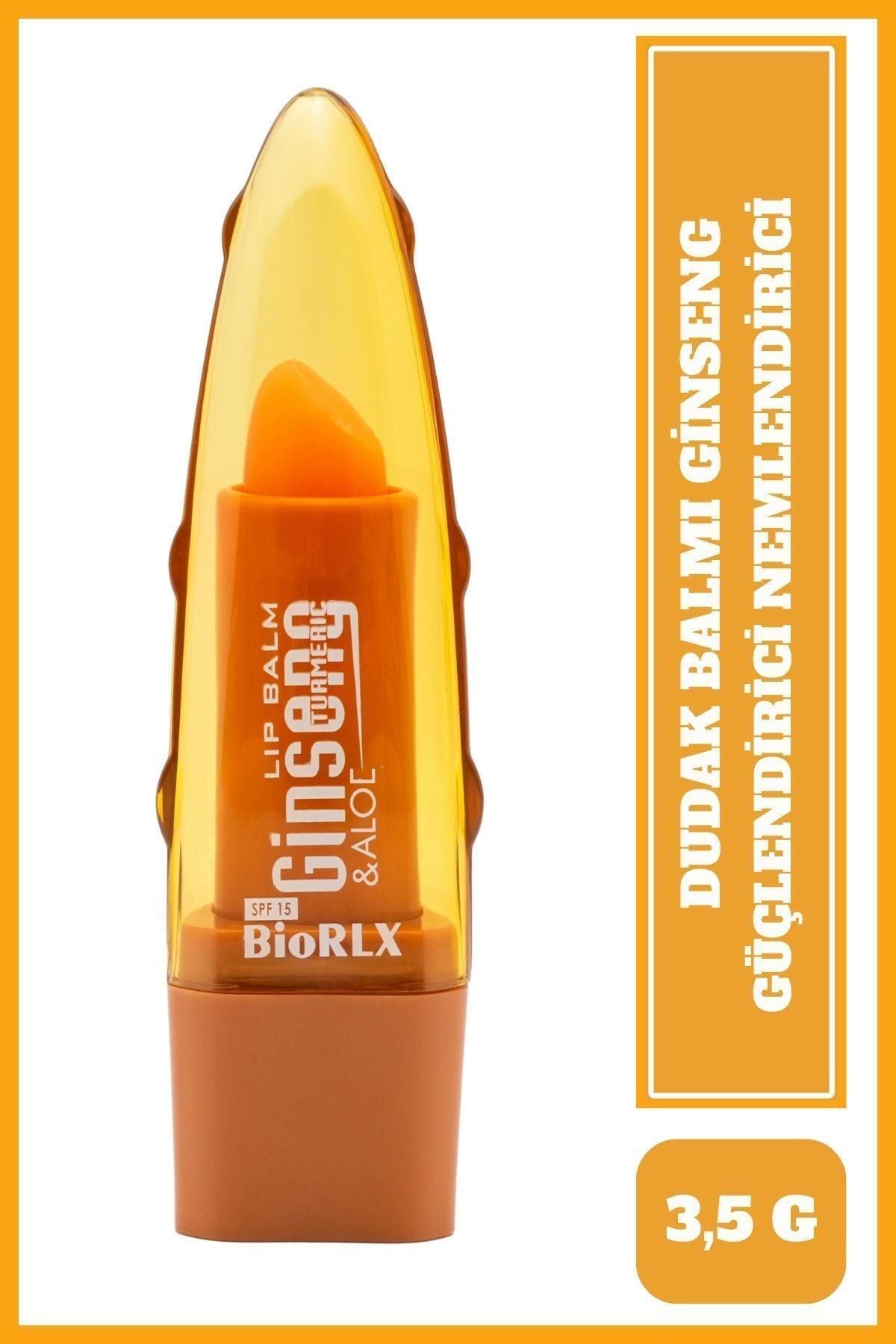 Biorlx Ginseng Aloe Vera Lip Balm Color Free SPF15